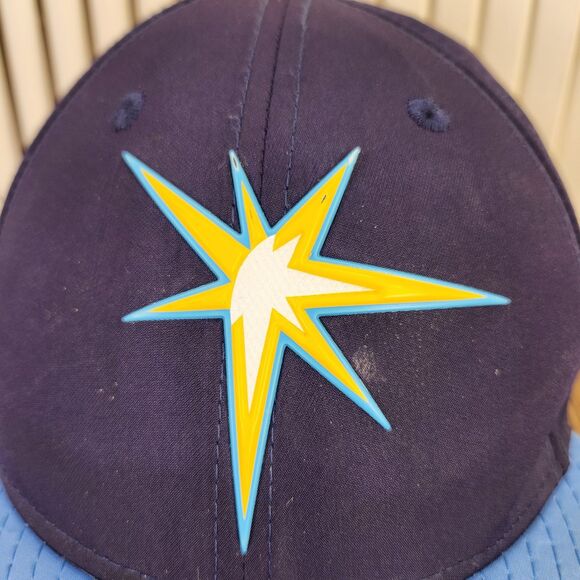 Tampa Bay Rays 2018 Spring Training New Era 59fifty Sz 7 1/8 Hat Cap Navy Blue - Picture 3 of 10